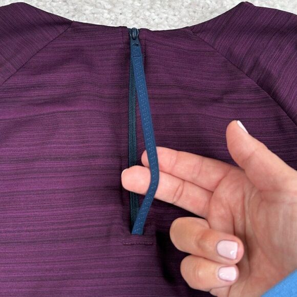 Athleta Stinson Zip Back Top Small Tall - Picture 8 of 14